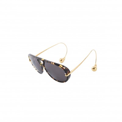 BOTTEGA VENETA DROP AVIATOR SUNGLASSES BV1273S 005